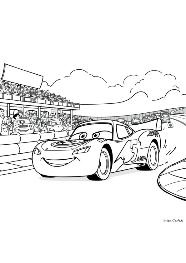 Coloriage Flash Mcqueen
