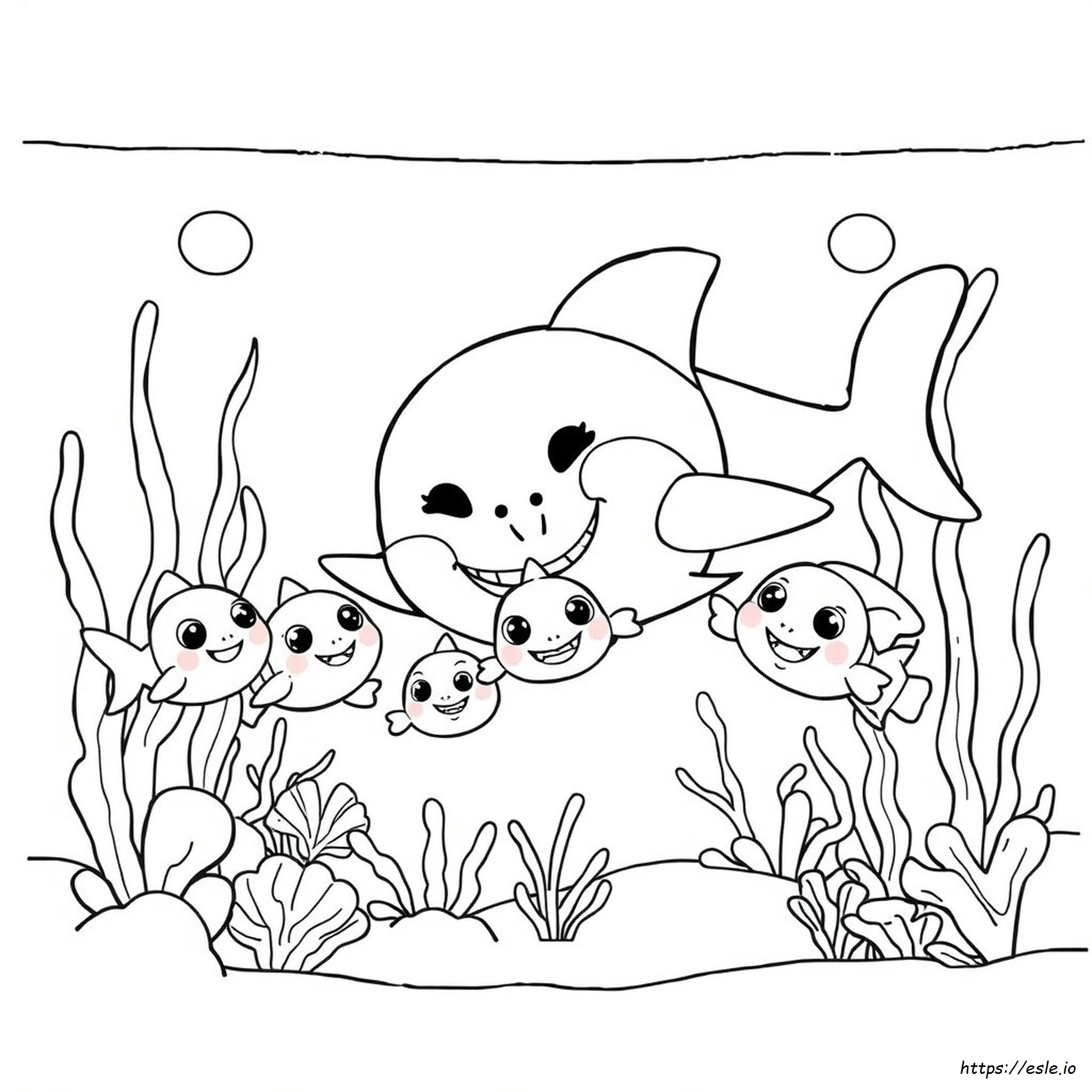 Baby Shark Mewarnai