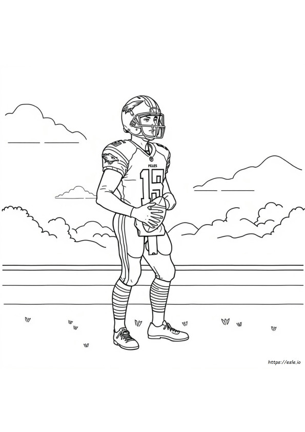 Nick Foles Da Colorare