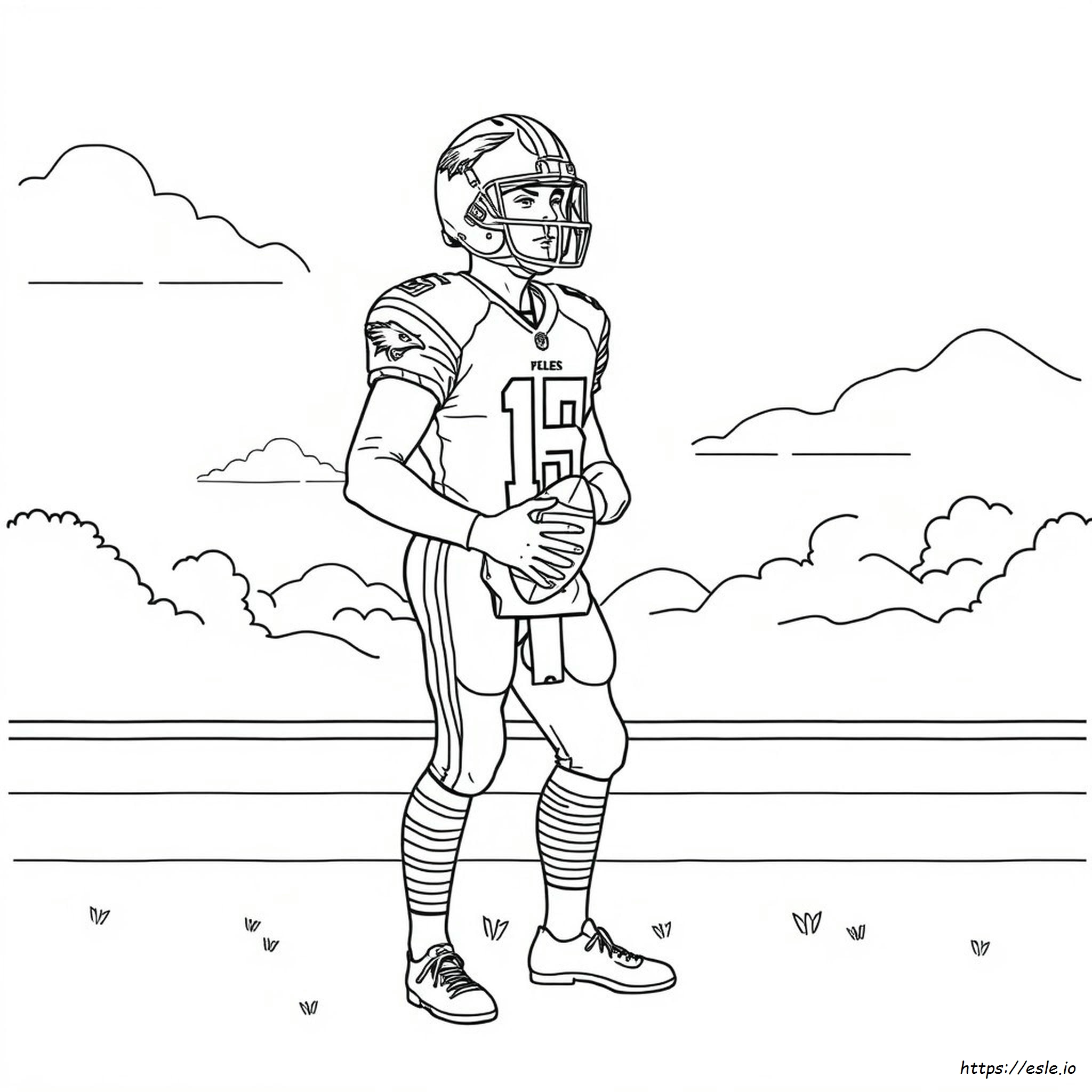 Nick Foles Coloring Pages