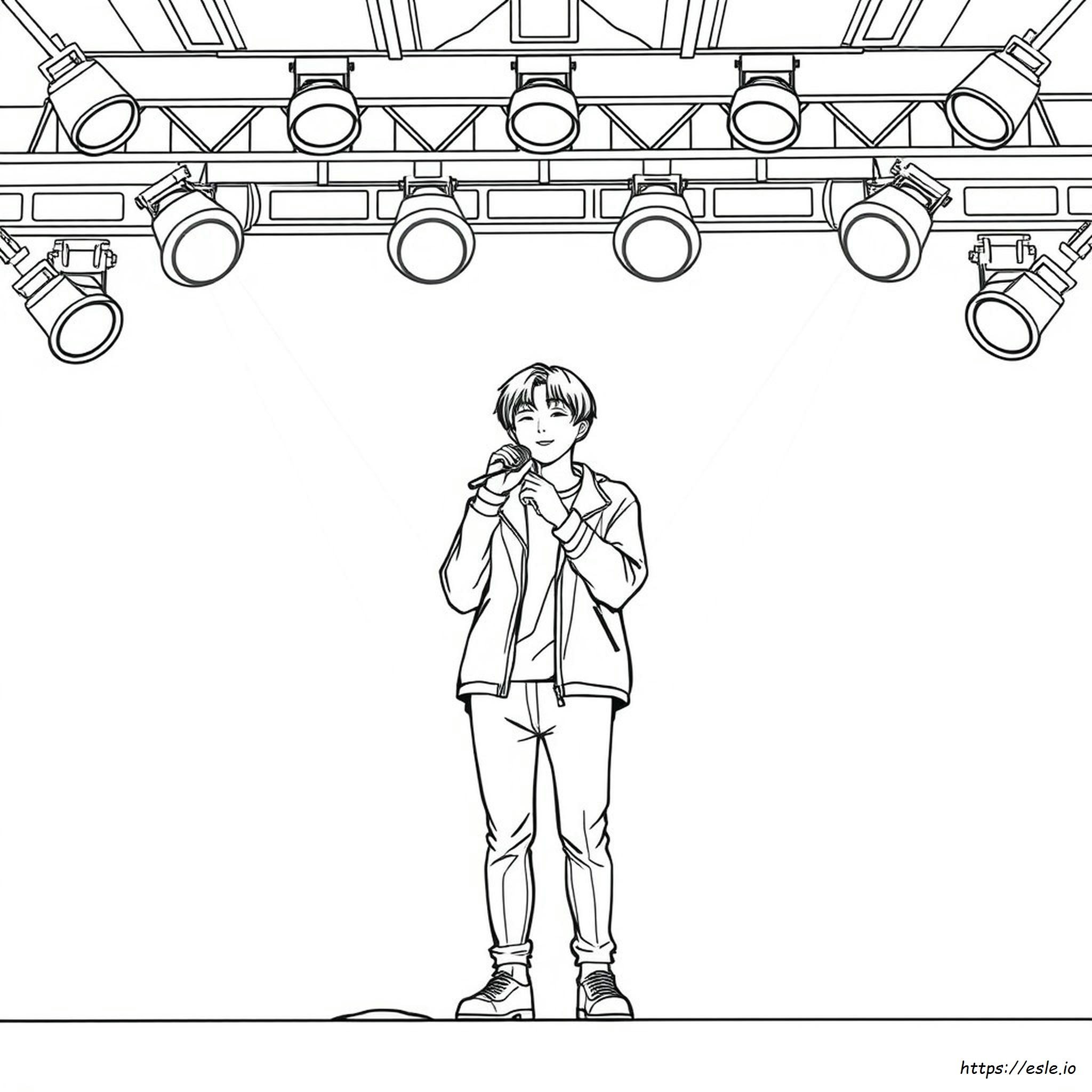 Taehyung Coloring Pages