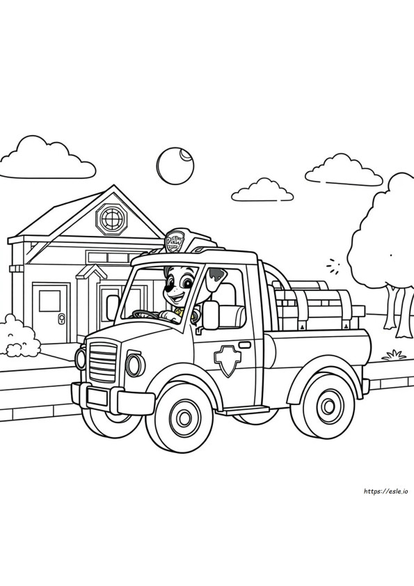 Coloriage Camion Pat Patrouille