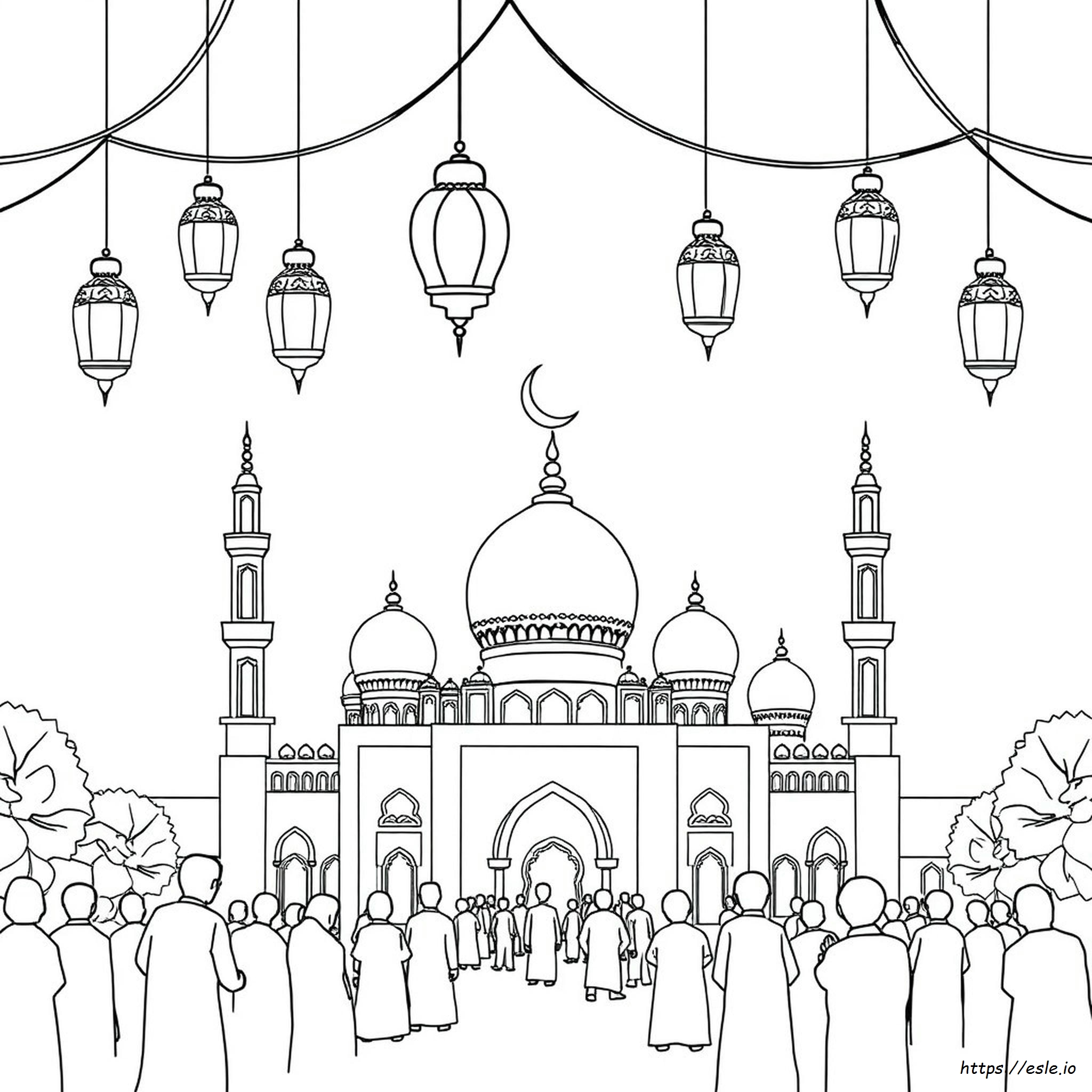 Eid Coloring Pages Printable