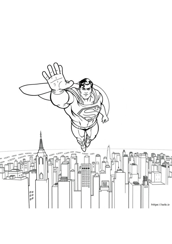Immagini Di Superman Da Colorare