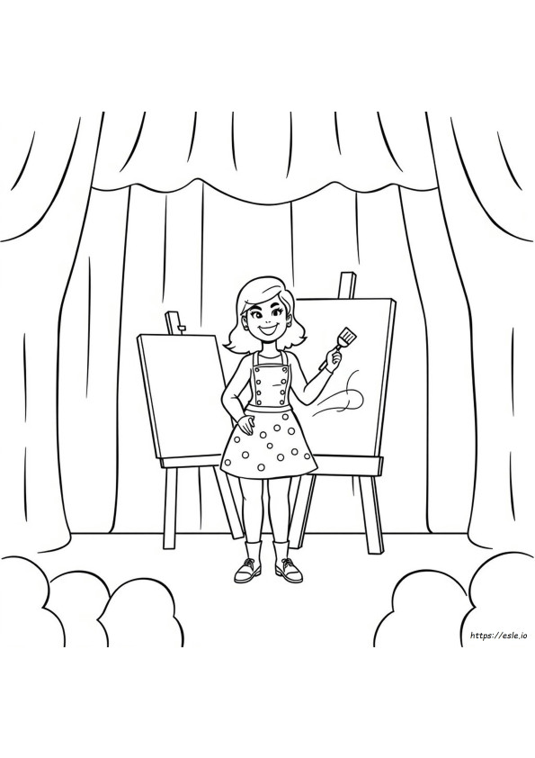 Gracie Abrams Coloring Page