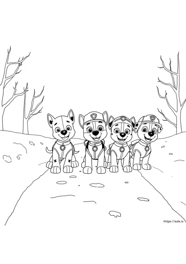 Paw Patrol Ausmalbilder