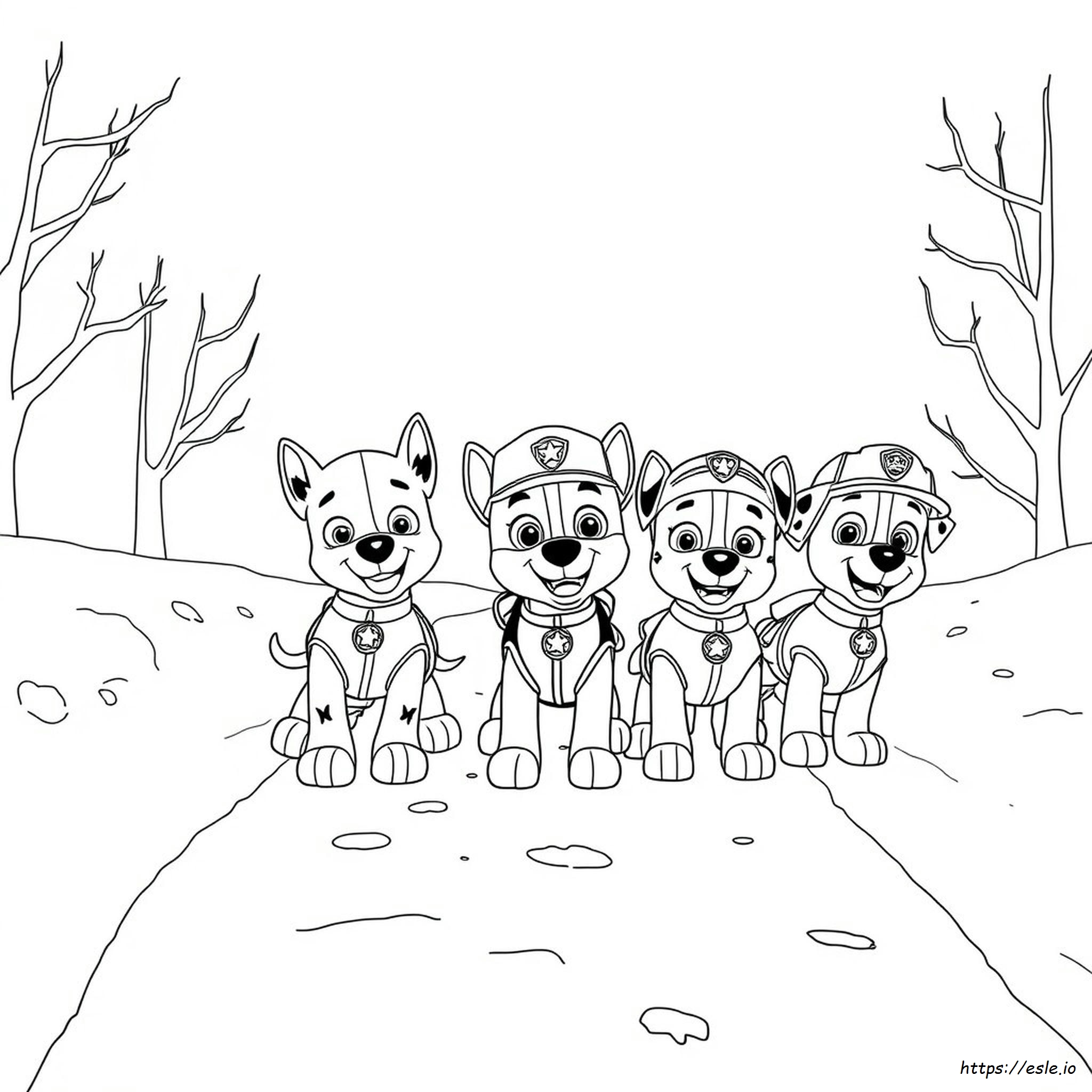 Paw Patrol Da Colorare