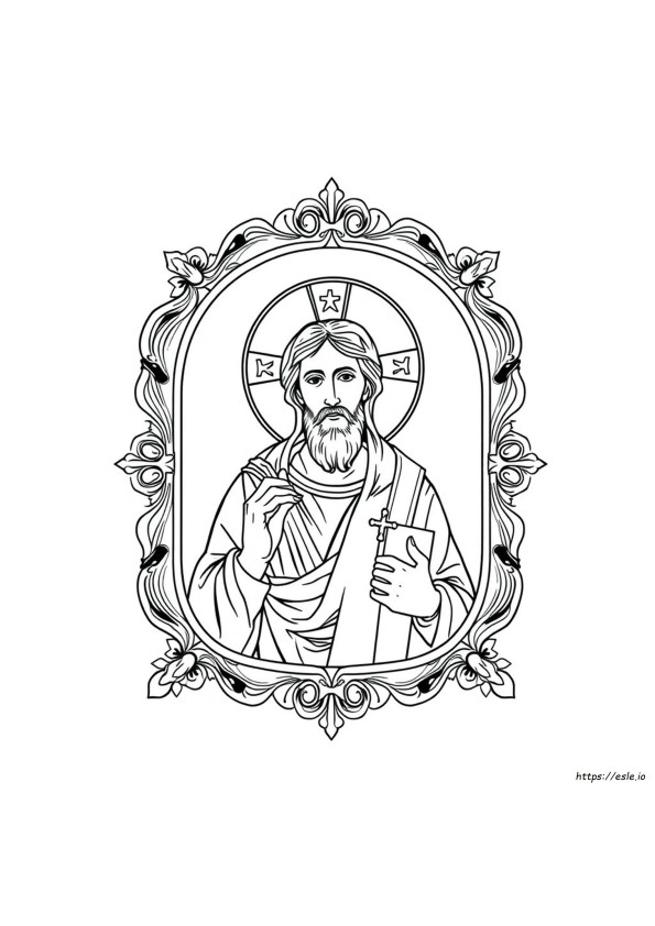 Icoane Ortodoxe Grecești De Colorat