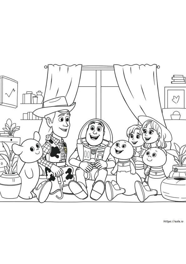 Toy Story Kleurplaten