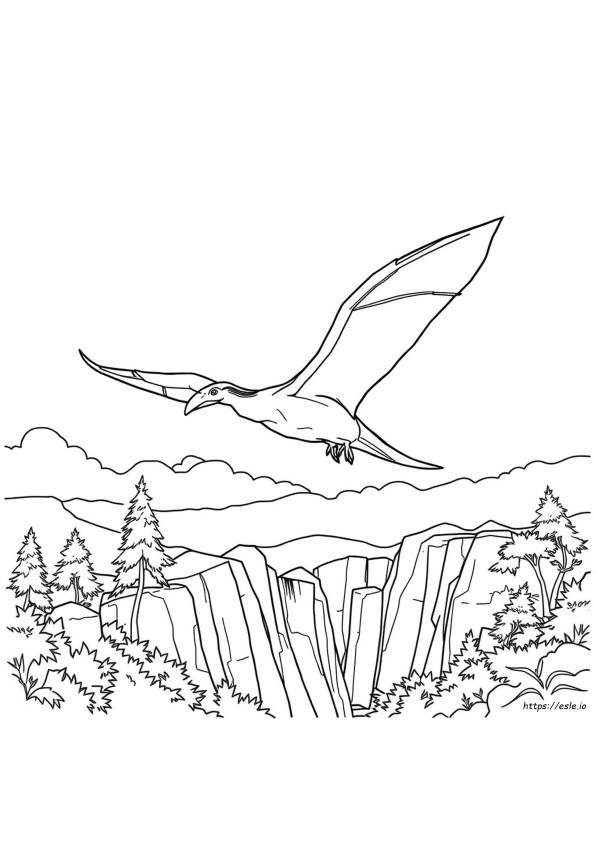 Pterodactyl Kleurplaten Gratis