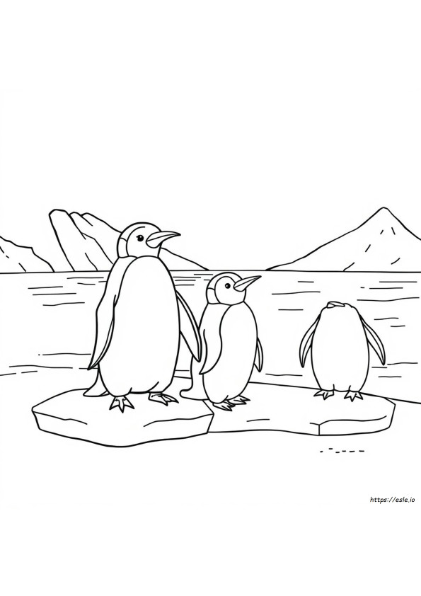 Coloring Pages Of Penguins