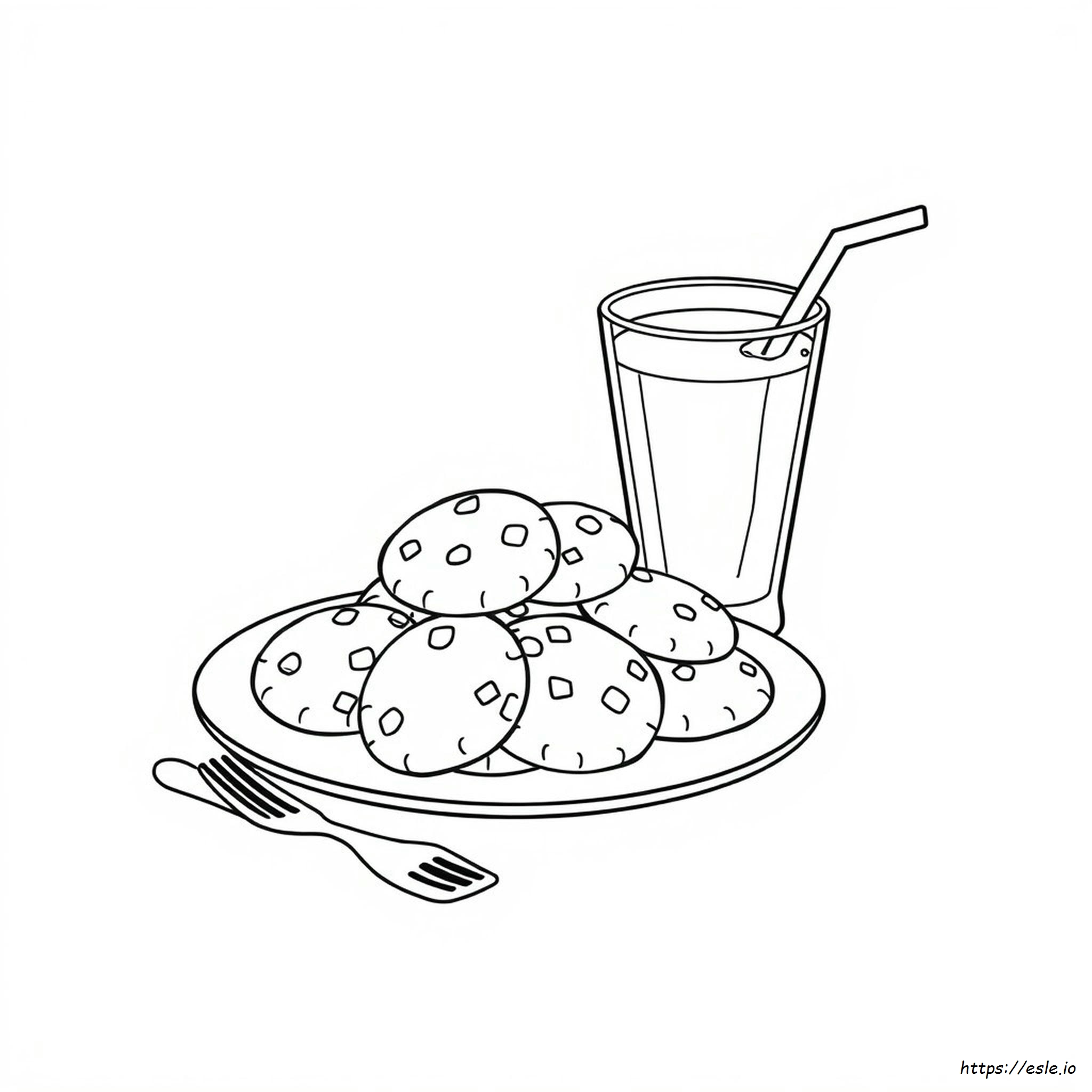 Disegni Da Colorare Gratuiti Di Biscotti