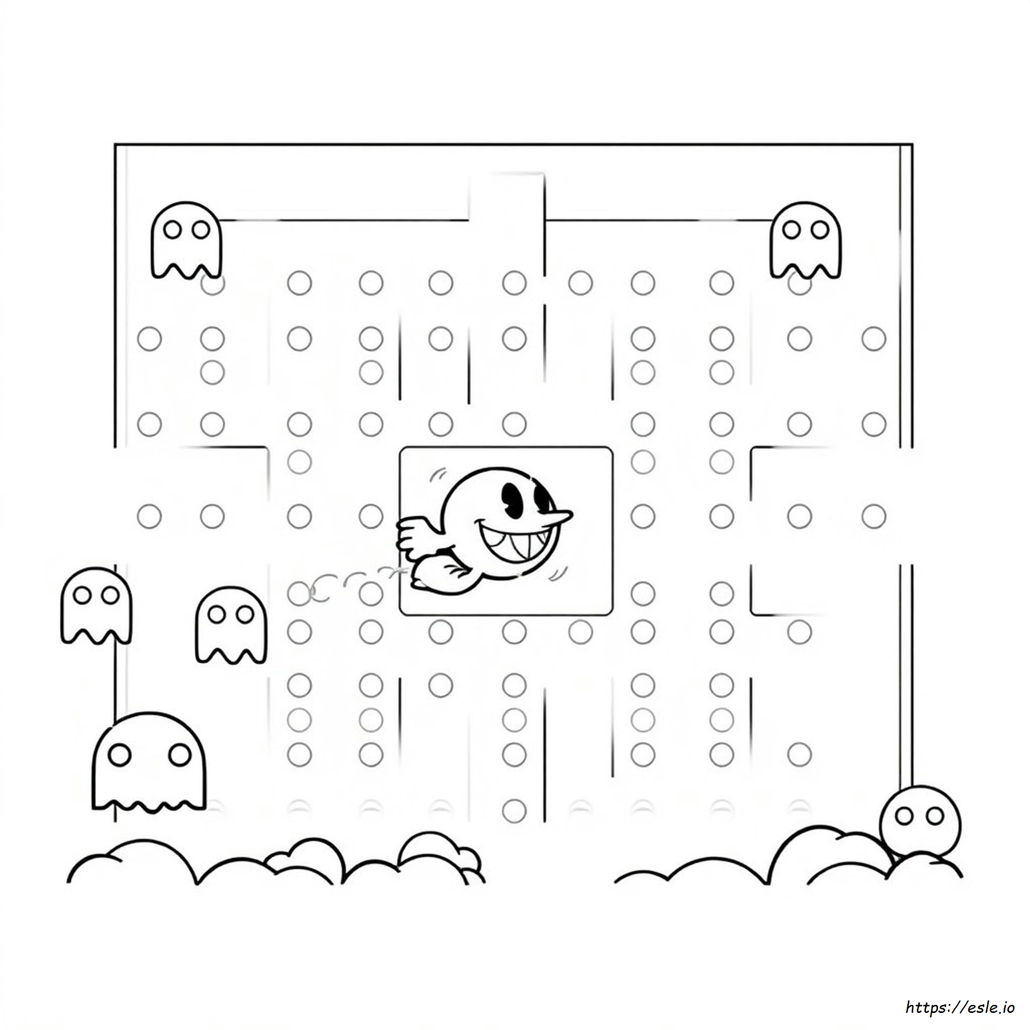 Coloring Pages Of Pac Man