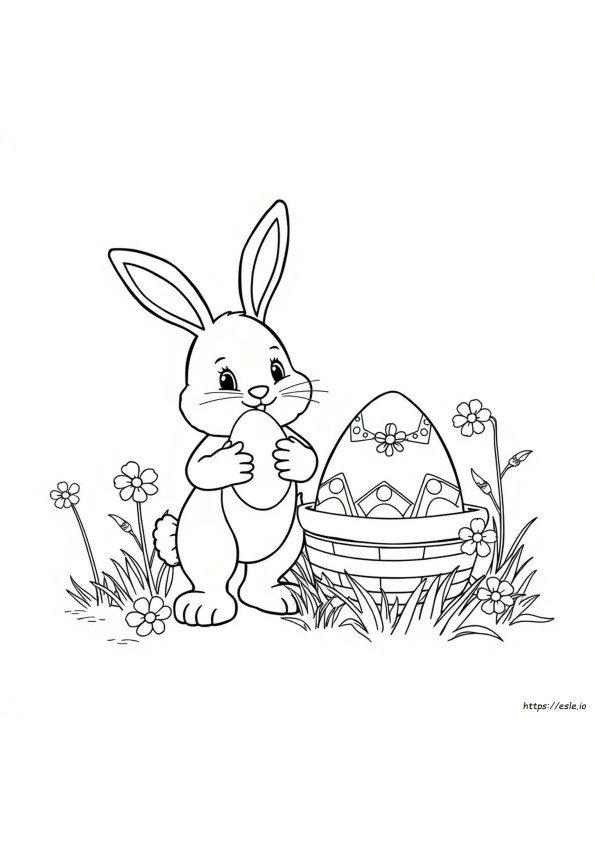 Disegni Di Cestini Pasquali Da Colorare