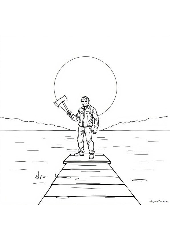 Jason Vorhees Coloring Pages