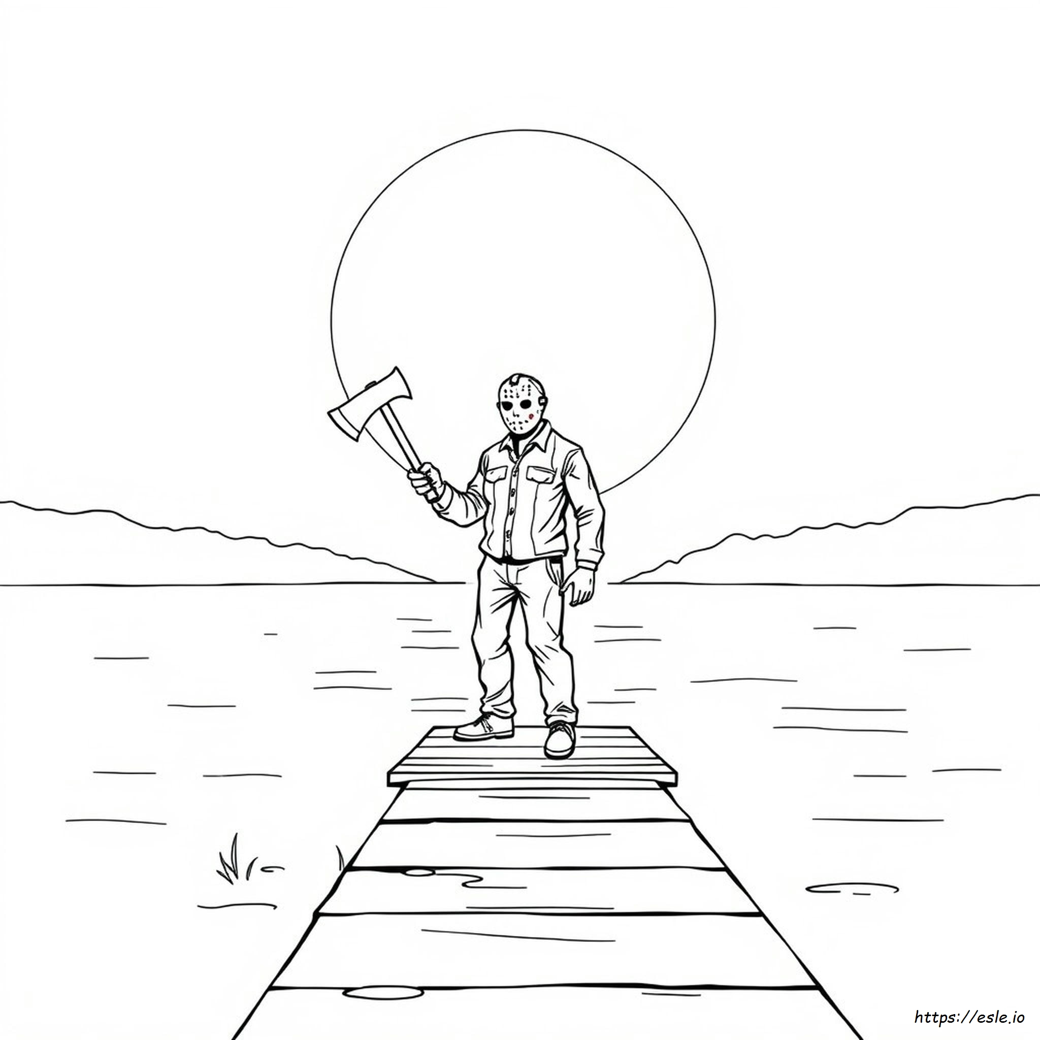 Jason Vorhees Coloring Pages