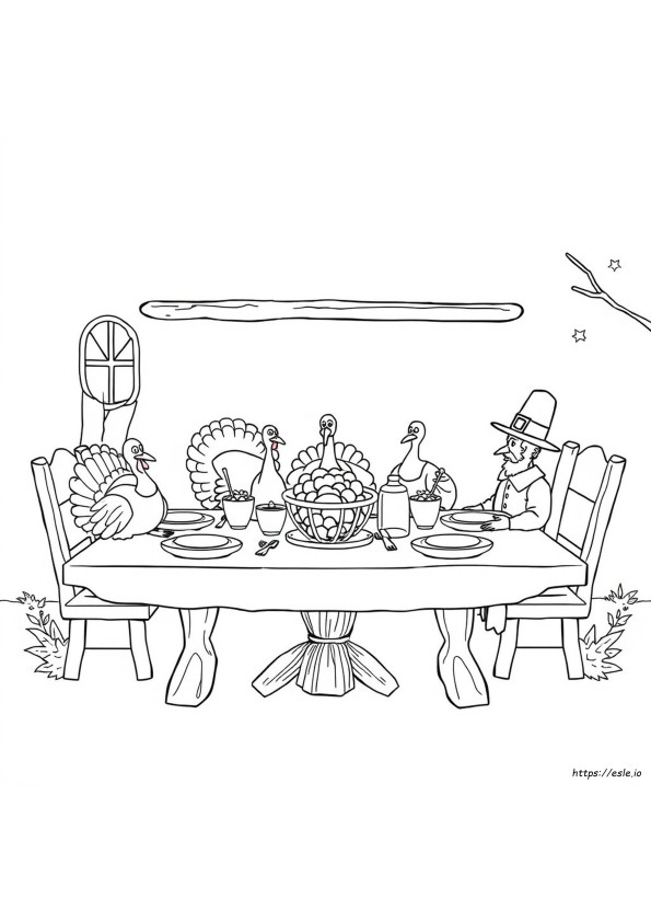 Thankgiving Coloring Pages