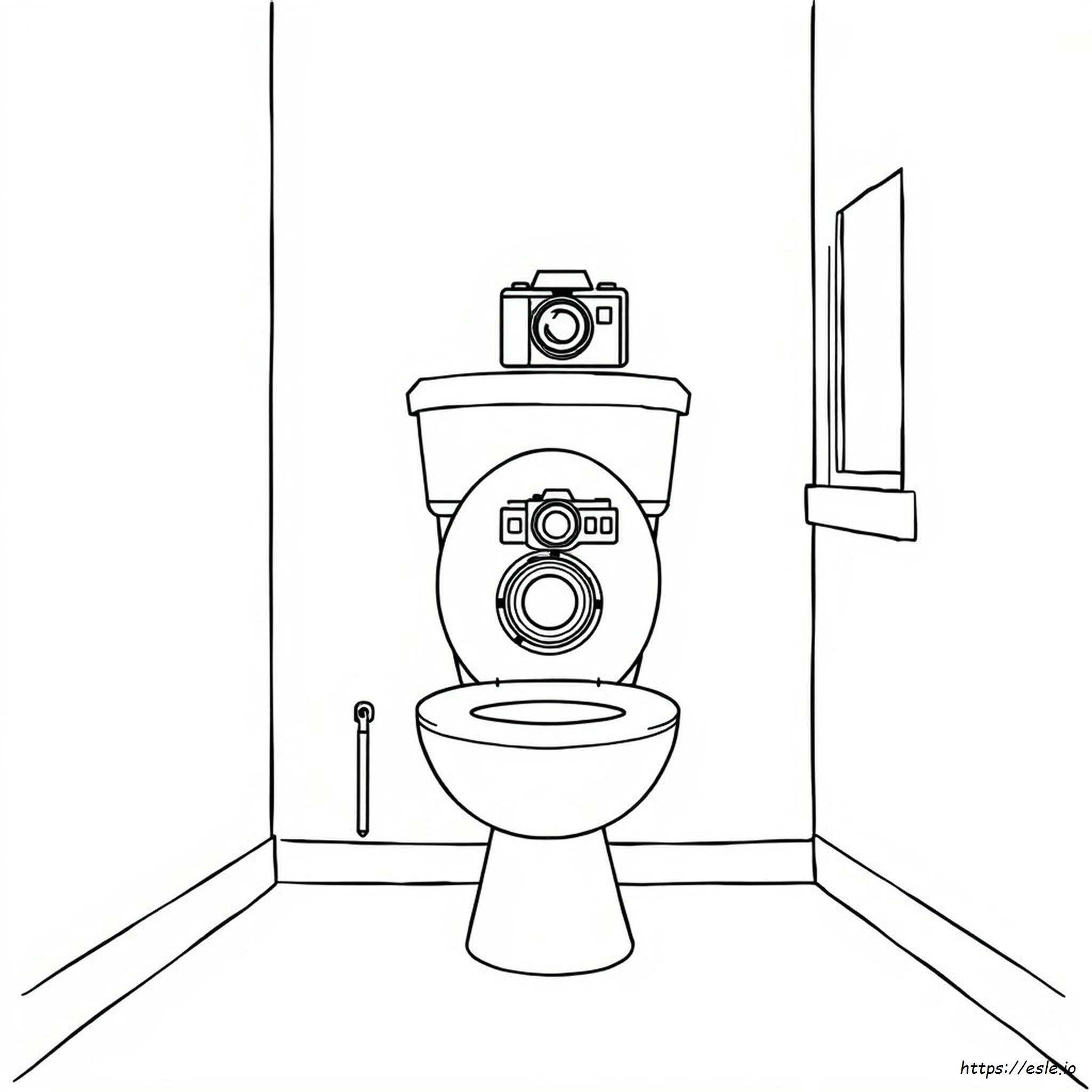 Pagina Da Colorare Con Cameraman Di Toilet Titan Kolorowanka