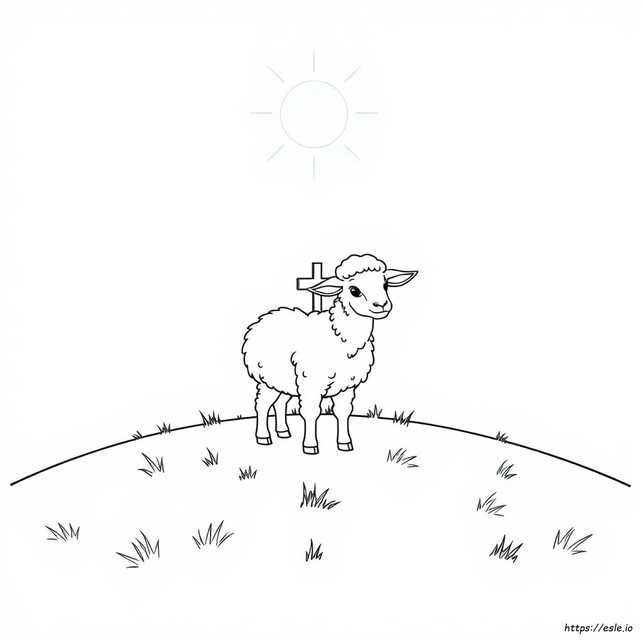 Agnello Di Dio Da Colorare