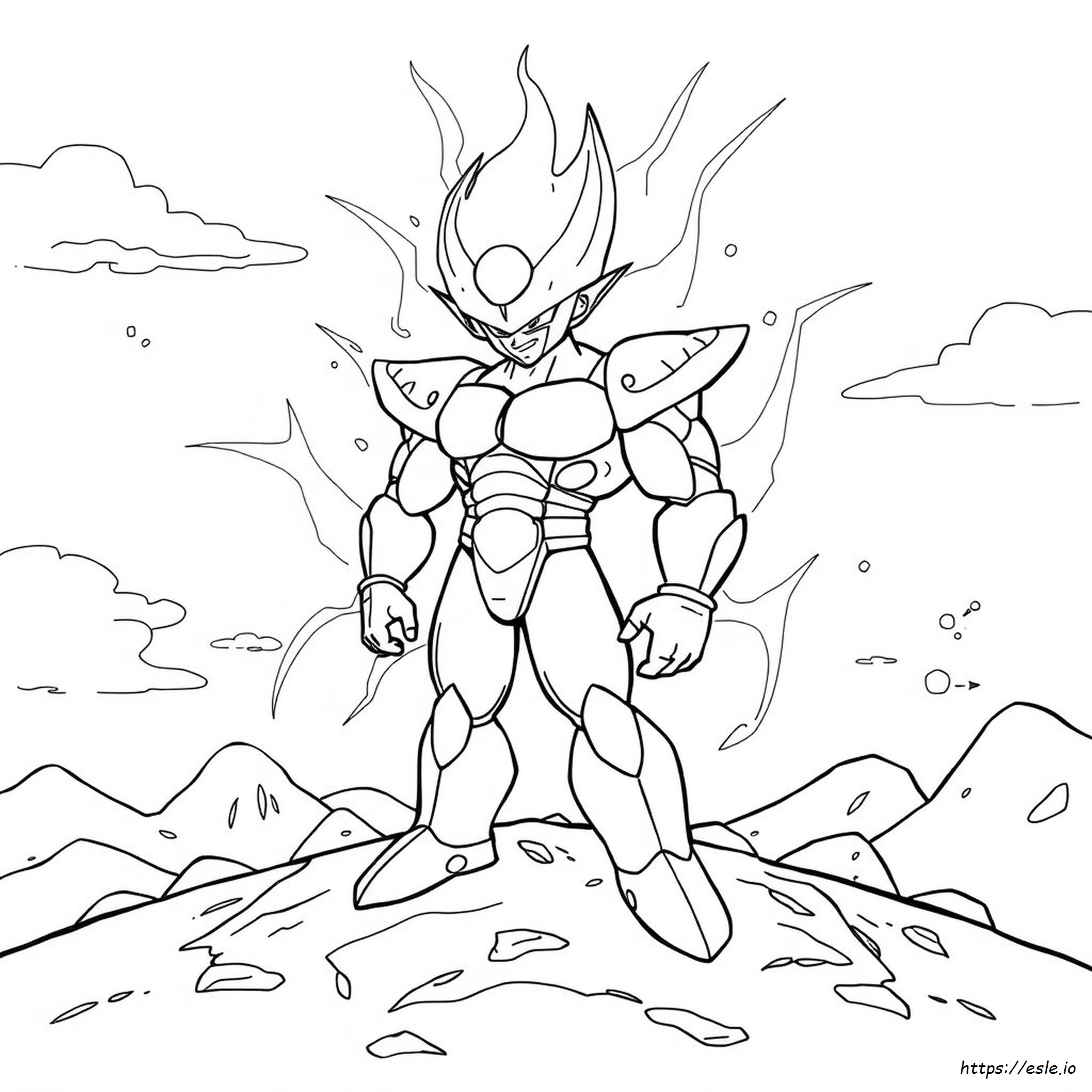 Dragon Ball Z Cell Coloring Pages