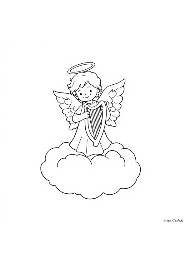 Dibujos Para Colorear De Ángeles