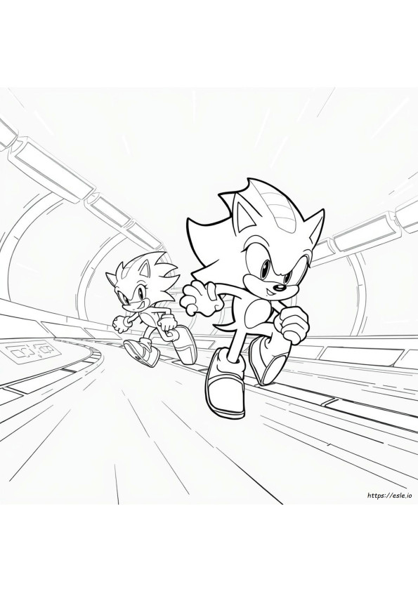 Super Silver Sonic Coloring Pages
