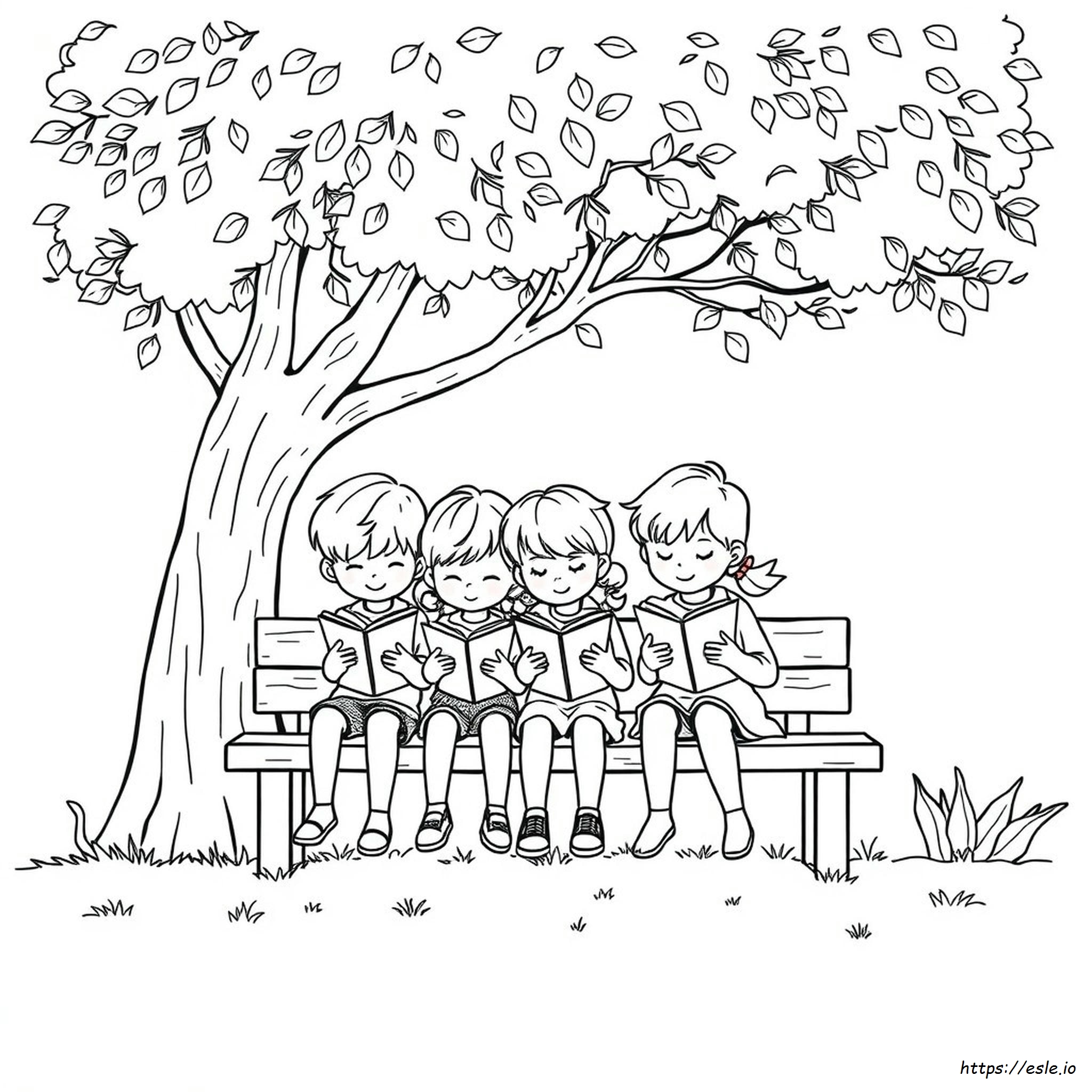 Dibujo De Niños Sud Para Colorear