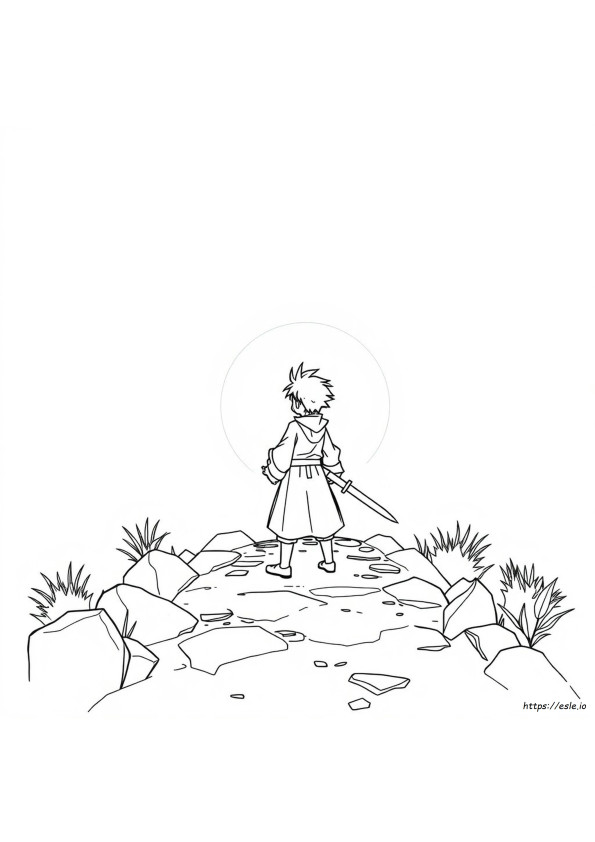 Tanjiro Coloring Page