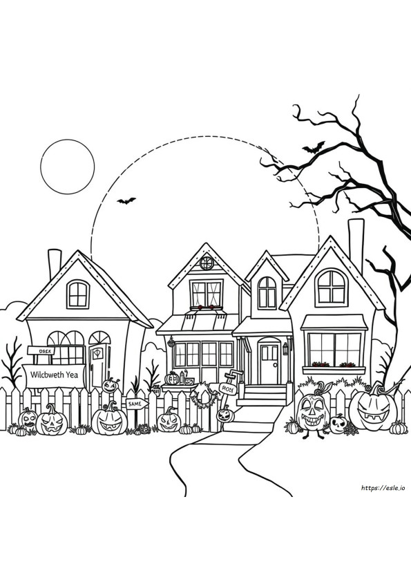 Free Printable Coloring Pages Of Halloween