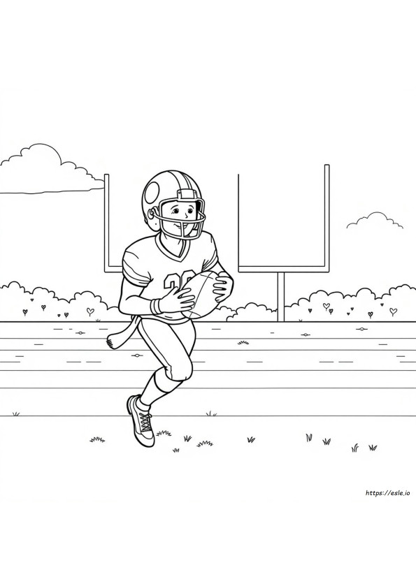 Redskins Football Coloring Pages