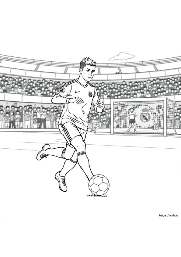 Ronaldo Coloring Pages Pdf