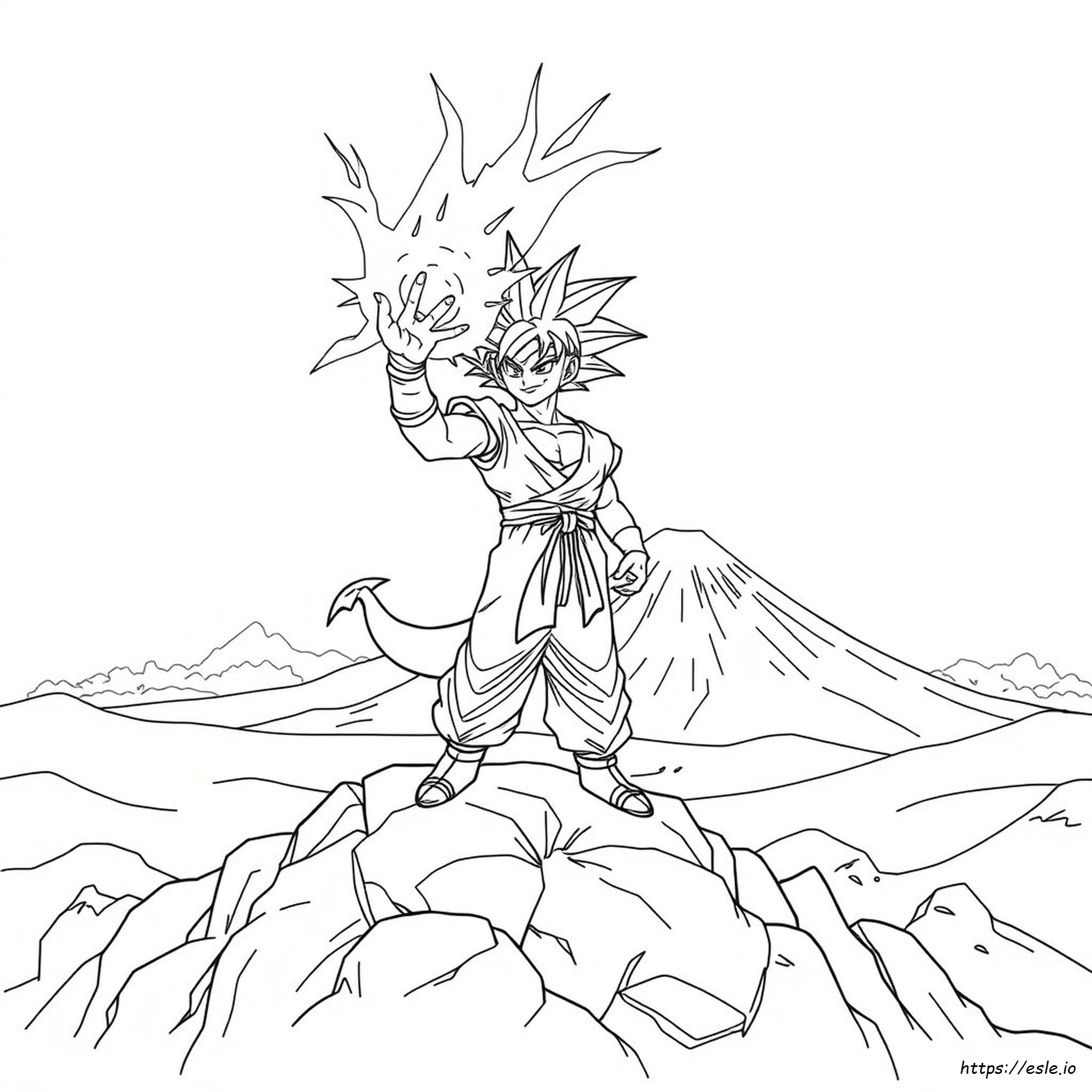 Dragonballz Para Colorear