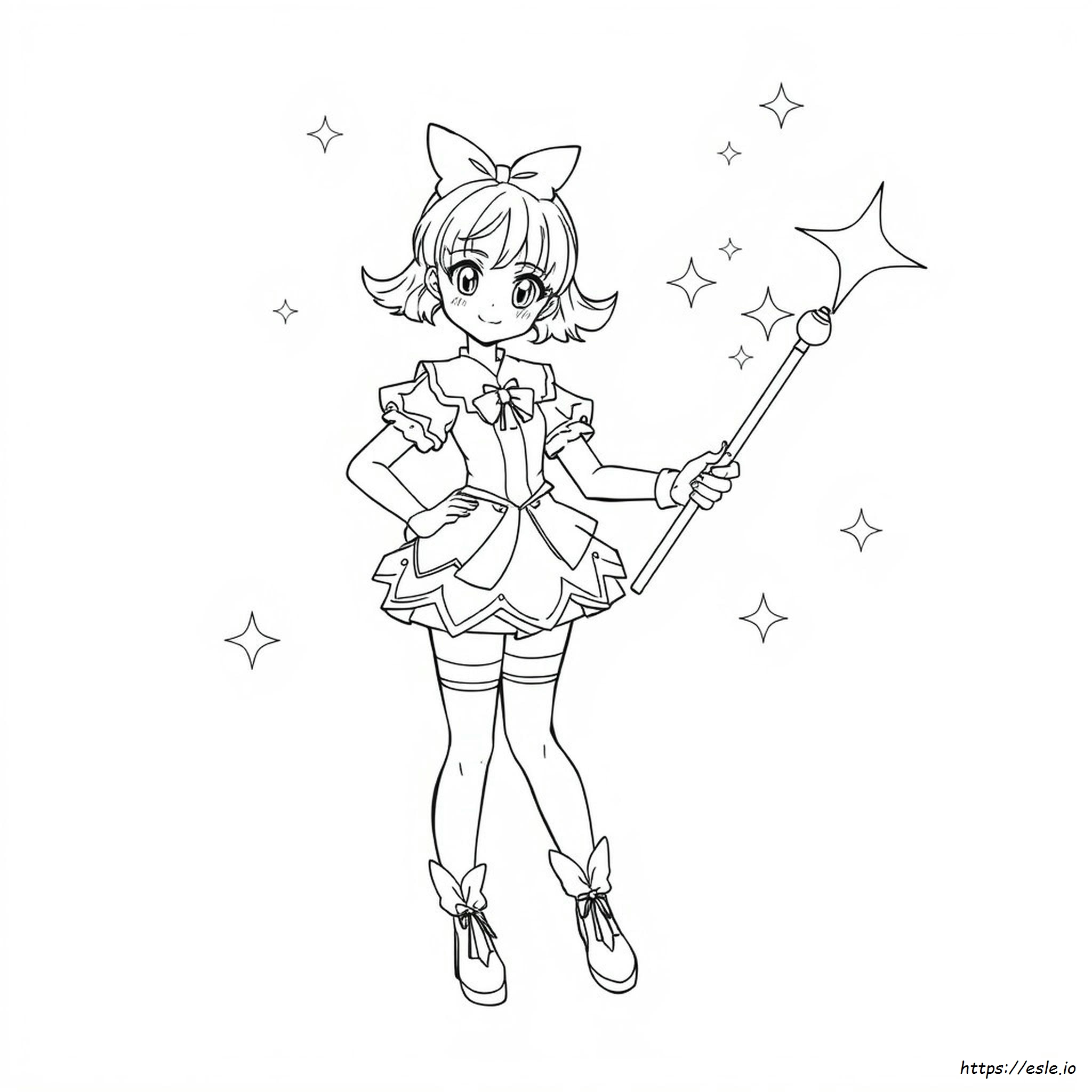 Printable Himiko Toga Coloring Page