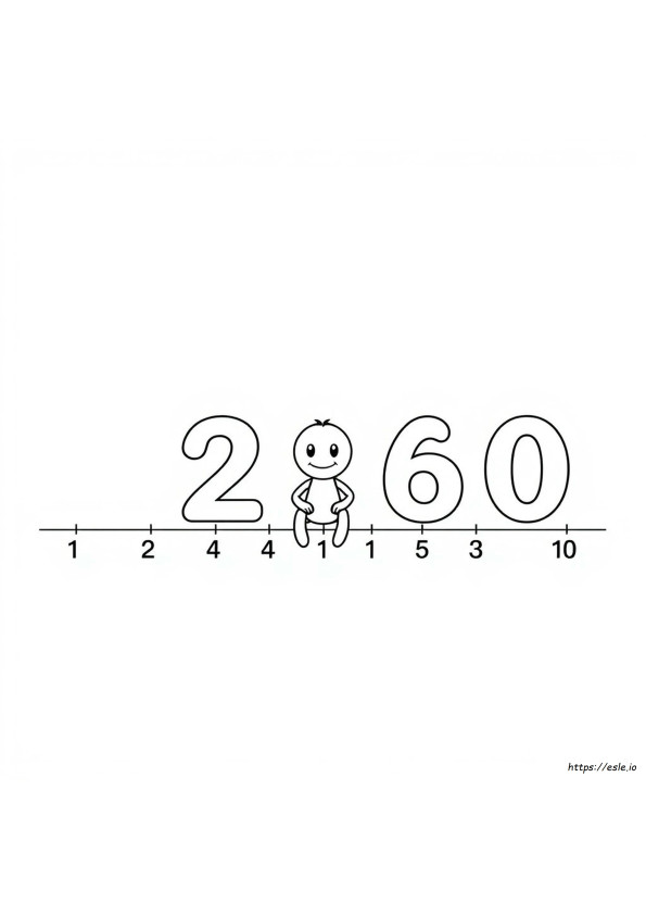 Numero Zero Da Colorare