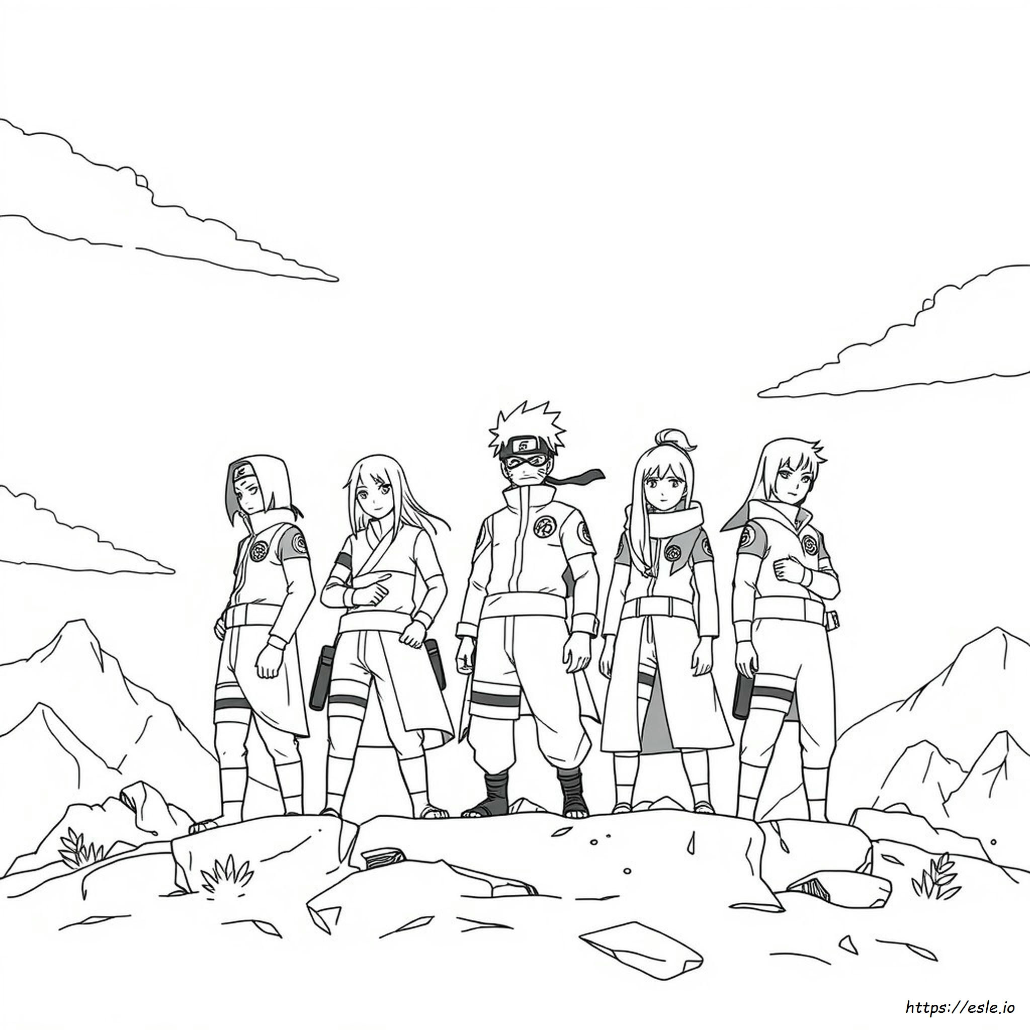Dibujos De Zorro Naruto Para Colorear