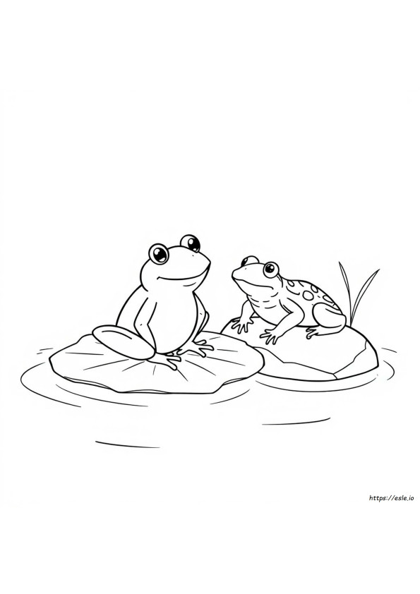 Frog And Toad Together Coloring Pages