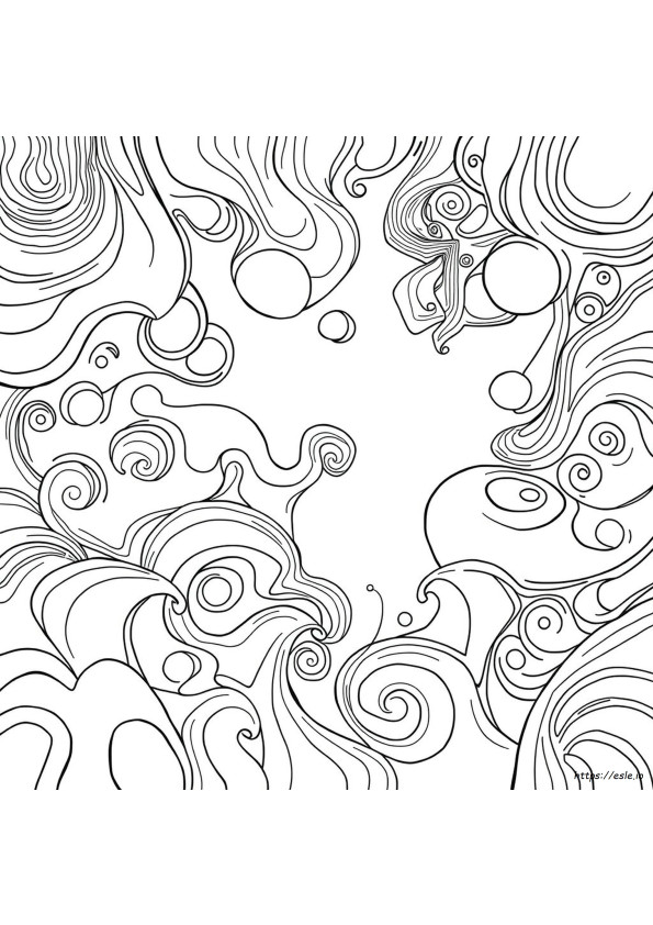 Coloriages Trippy Pleine Page