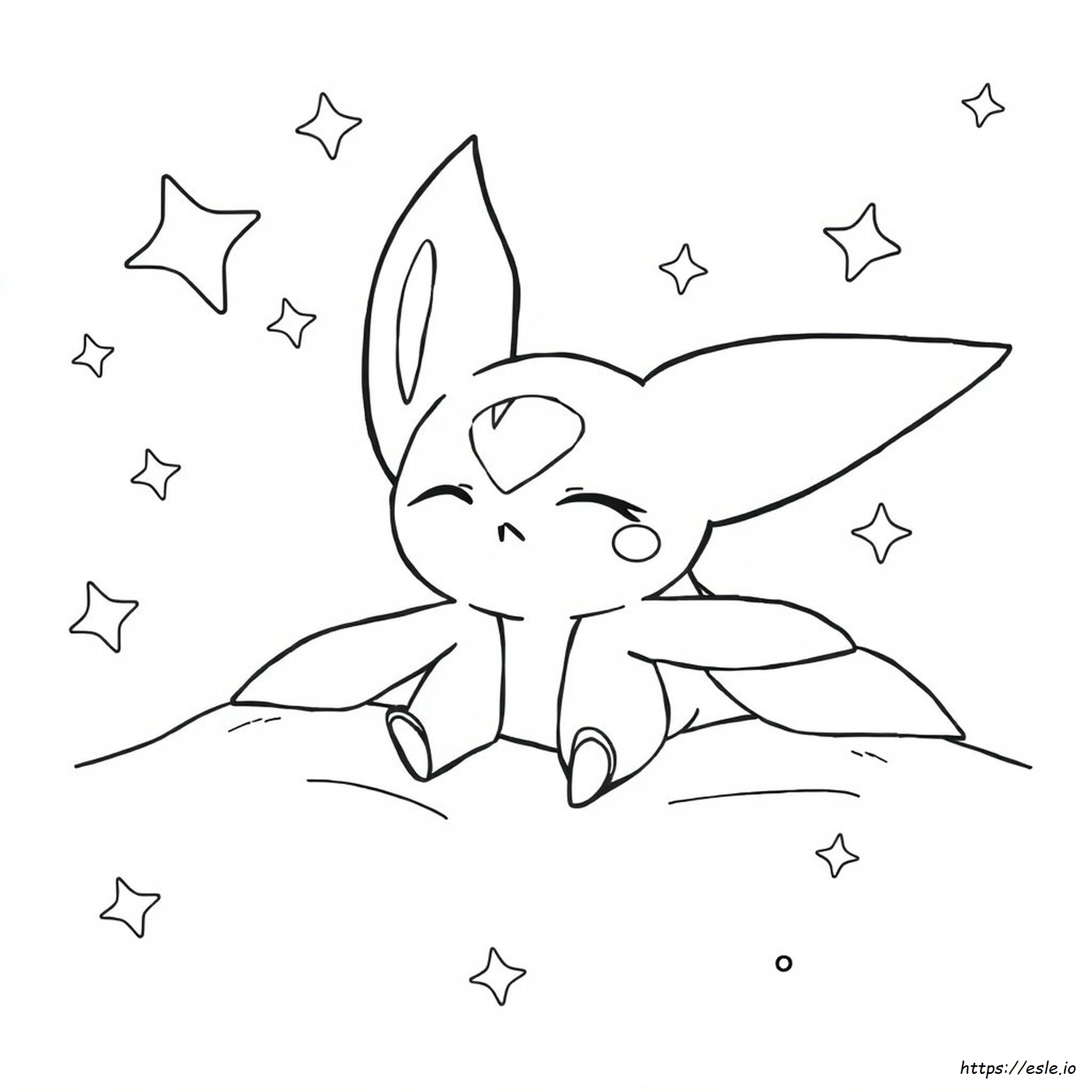 Jirachi Pokémon Para Colorear