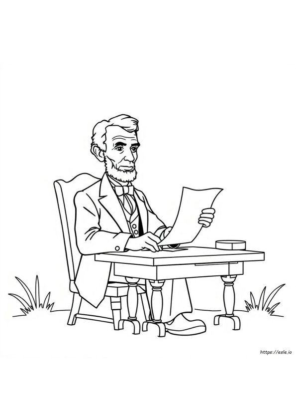 Disegni Di Abraham Lincoln Da Colorare