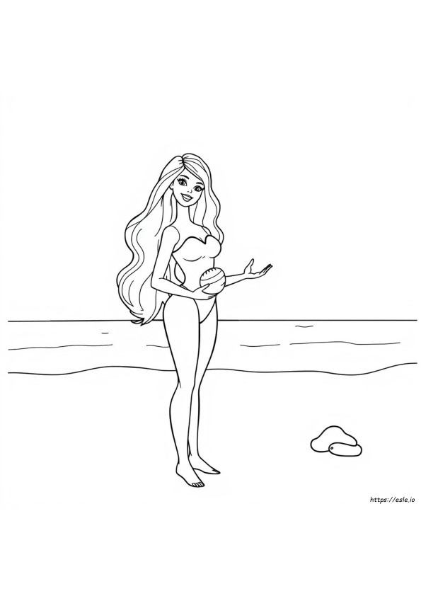Free Printable Barbie Colouring Pages