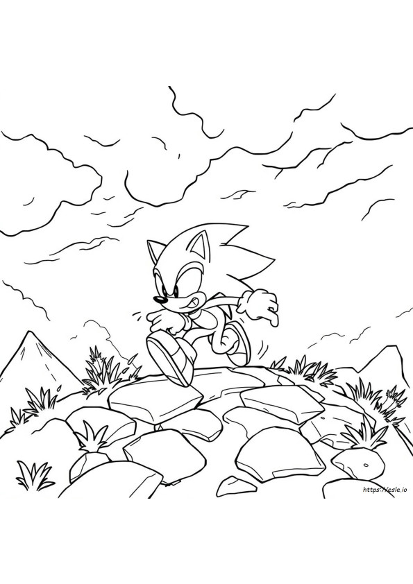 Sonic The Werehog Coloring Pages To Print