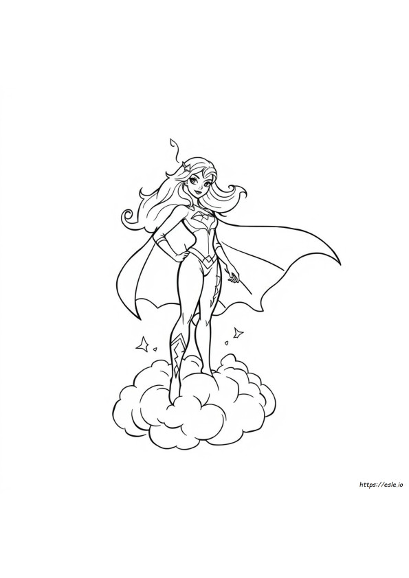 Gambar Mewarnai Starfire Yang Dapat Dicetak