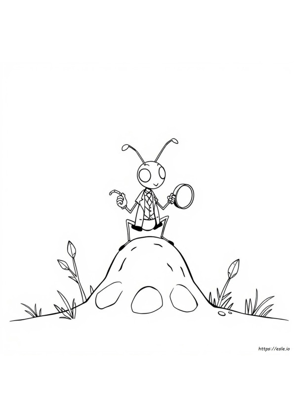 Antman Halaman Mewarnai