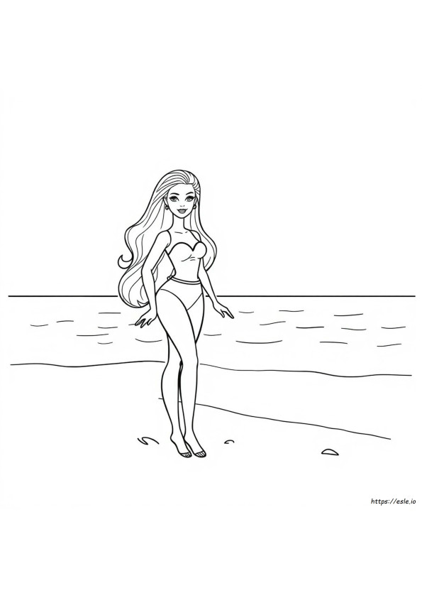 Barbie Coloring Free