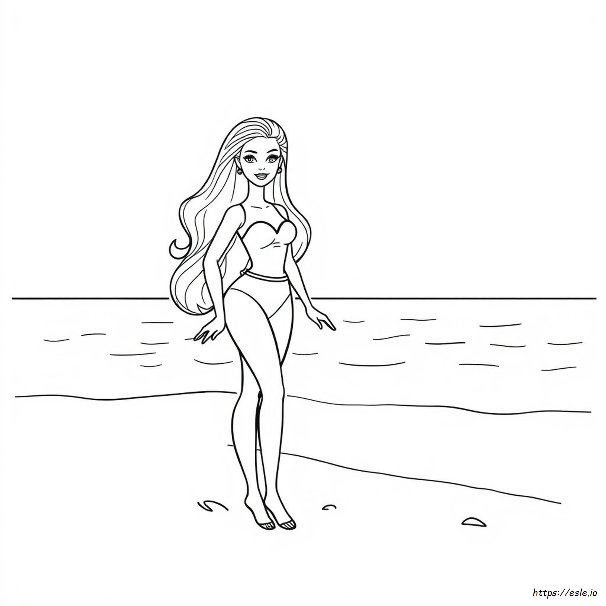 Coloriage Barbie Gratuit