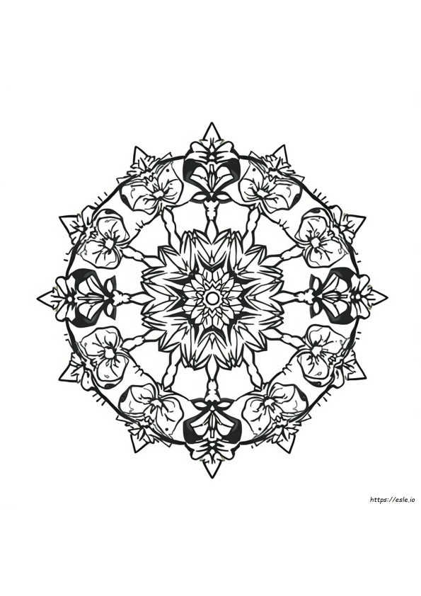 Yılbaşı Mandala Boyama