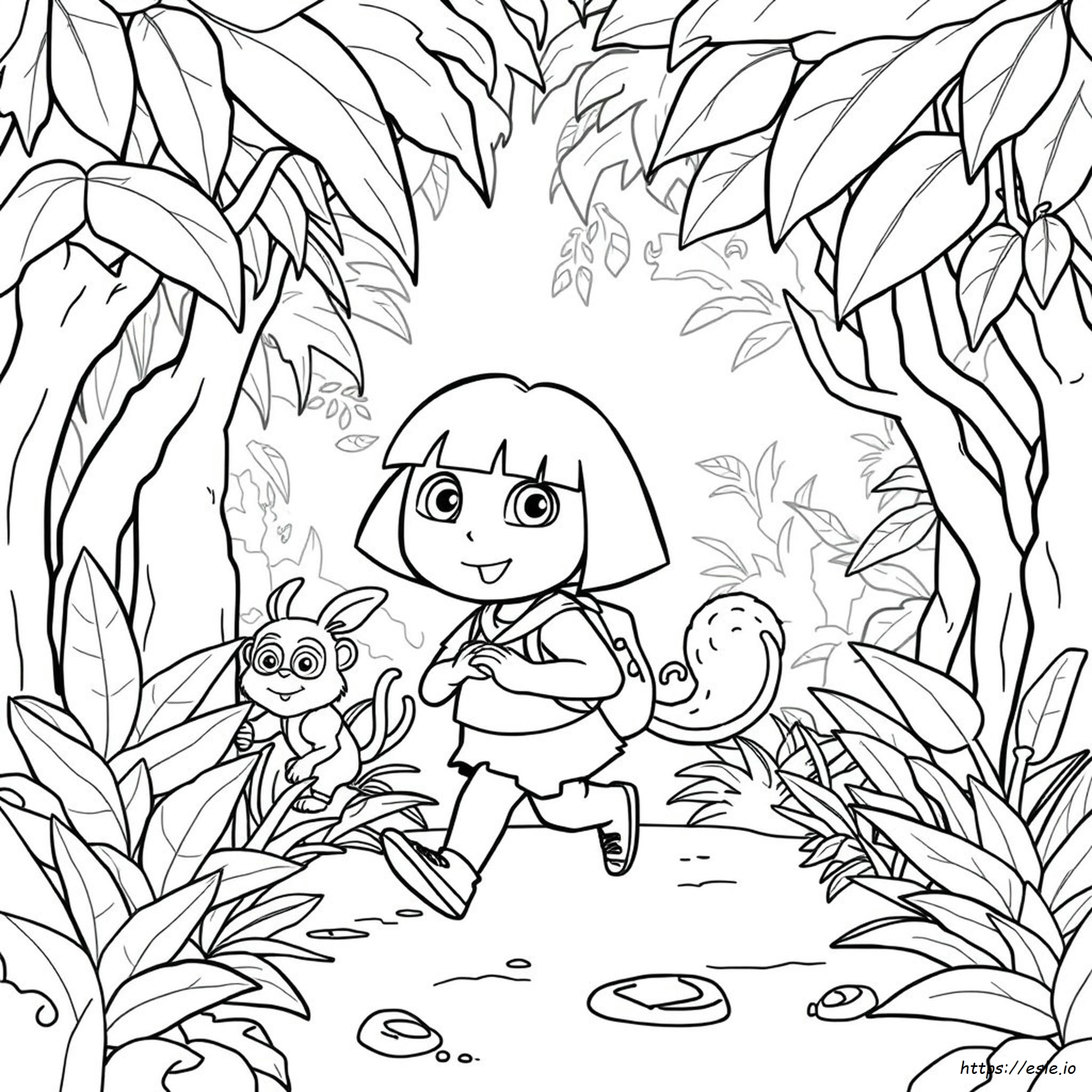 Dora Images For Colouring