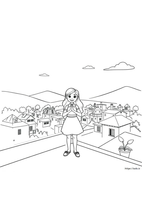 Mirabel Encanto Coloring Page