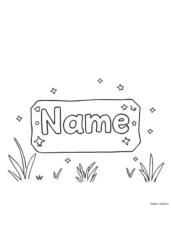 Customizable Printable Name Coloring Pages