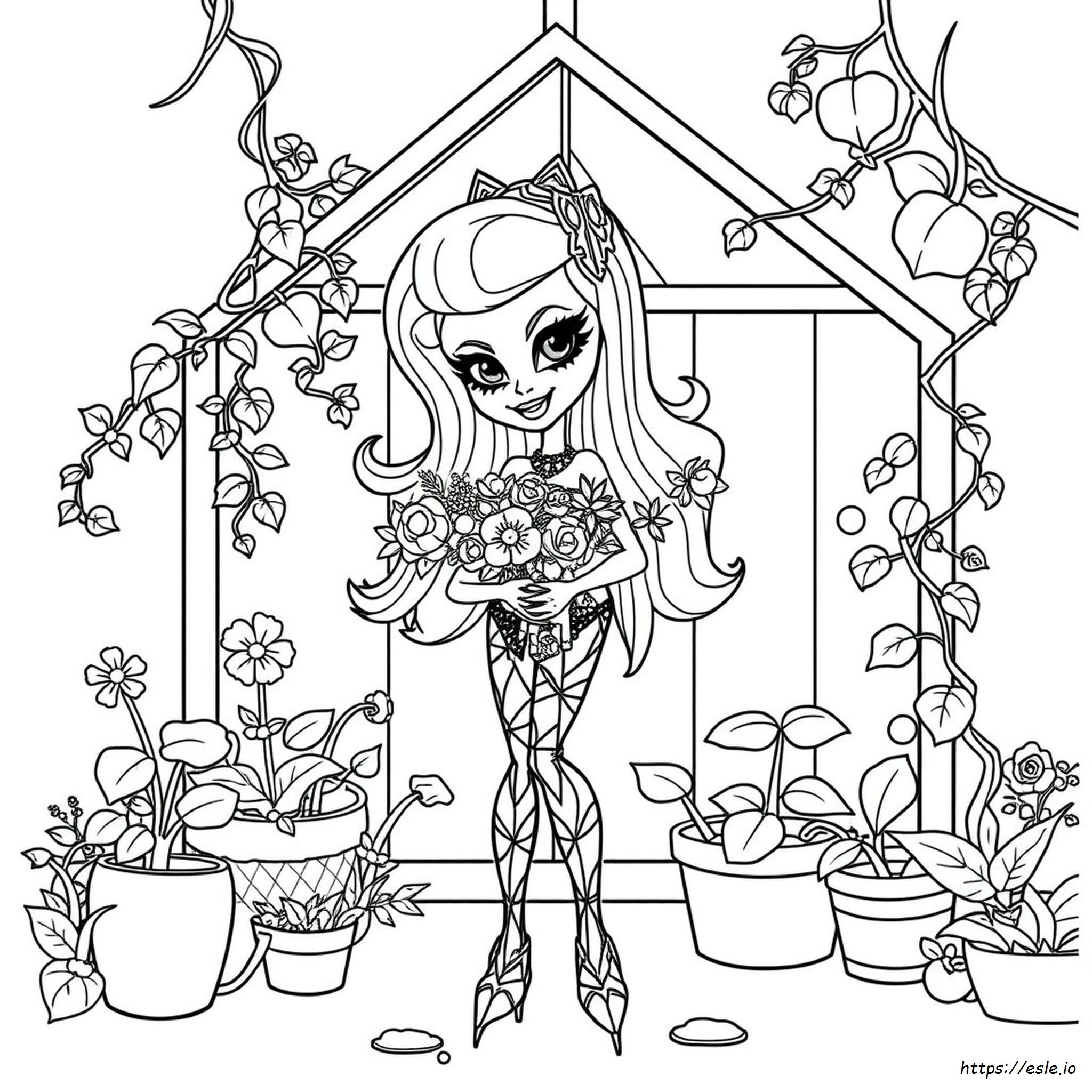 Monster High Venus Coloring Pages